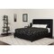 Flash Furniture Platform Bed Set, Riverdale, Full, Black HG-BM-38-GG - alternate 1